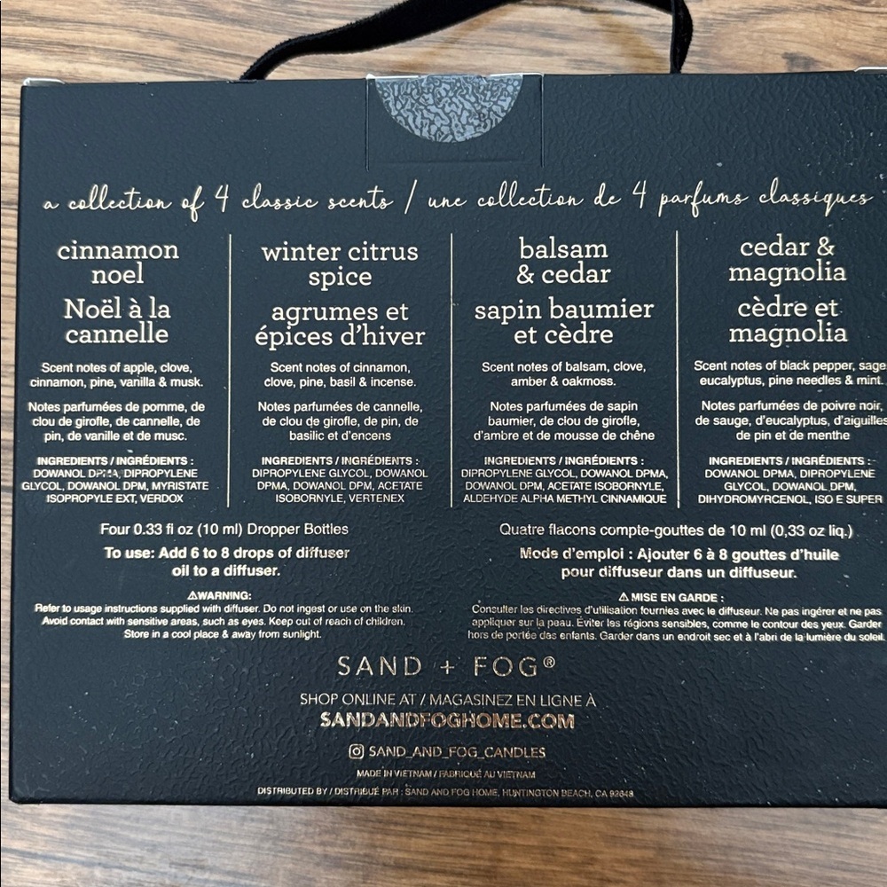 SAND + FOG Fragrance Diffuser Oils Set - Picture 2 of 2